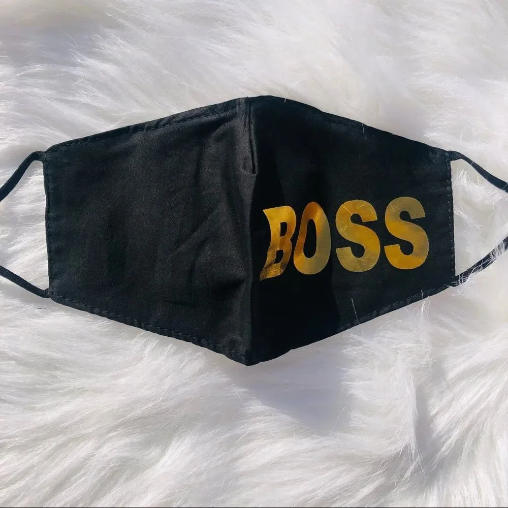 Brand New Boss Face Mask For Teens & Women